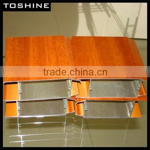 Wood Effect Aluminum Extruson Profile thumbnail-2