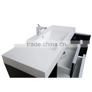 Elegant Modern Single Sink MDF Bathroom Vanity thumbnail-3