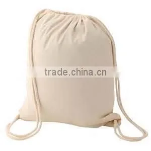 Wholesale Drawstring Cotton Backpack thumbnail-1