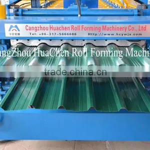 Corrugated Iron Roofing Sheet Roll Forming Machine/ Corrugated Roof Tile Making Machinery thumbnail-3