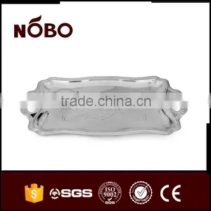 Stainless Steel Embossed Turkish Serving Tray thumbnail-5