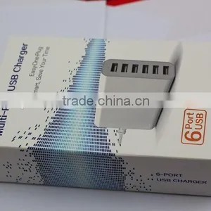 2015 New Arrival 6 Port USB Charger for Samaung Iphone Pad Digital Electronic thumbnail-2