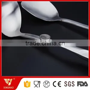 Top Choice 18/10 Satin Finish Kitchen Utensil Stainless Steel Soup Ladle and Turner thumbnail-5