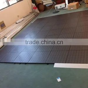 Interlocking PP PVC Floor Wood Look Laminate PVC Plastic Flooring Dance Floor Quality Choice Most Popular thumbnail-5