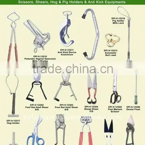 Scissors, Shears, Hog & Pig Holder and Anti Kick Bar, Veterinary Instruments and Equipments and Saddlery Supplies thumbnail-1