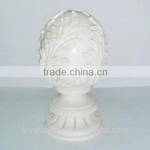 Decorative Victorial Gold Curtain Rod Finials Antique Drapery Hardware Supplies thumbnail-3