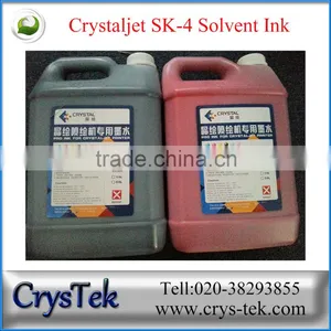 CRYSTEK Sk4 Solvent Based Ink for Crystaljet CJ4000 CJ6000 Solvent Printer thumbnail-1