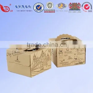 Paper Food Grade Cake Box Takeaway Food Packaging Box Cup Cake Box Making thumbnail-2