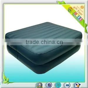 Flocked Inflatable Bed With Electric Pump thumbnail-1