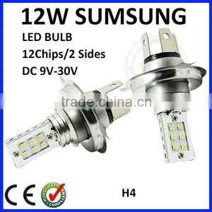 Car Parts Factory China Wholesale Car Led Lighting 12w 24v 12v Sum-sung Chip Fog Light h4 Led Led h4 Headlights thumbnail-1