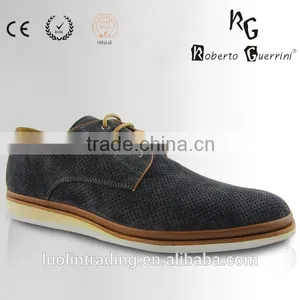 Suede Lace up Stylish Design Custom Casual Shoes thumbnail-5