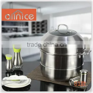 New Stainless Steel Couscous With Steamer Couscous Pot/High Grade Couscoussier/food Steamer Pot thumbnail-1