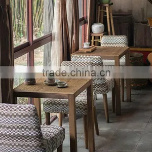 Solid Wood Square Dining Table HLM-6012 thumbnail-1