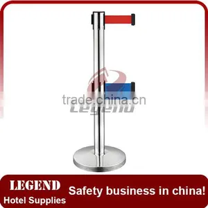 Safety Double Belt Pole 201 Pole Bank Crowd Control Barrier Stand thumbnail-5