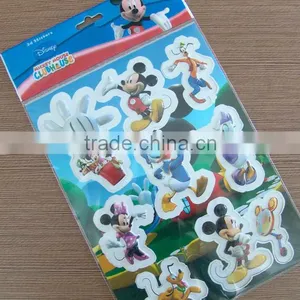 Hot Sale Kids 3D Pvc Bump Cartoon Sticker thumbnail-1
