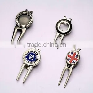 Custom Golf Divot Pitch Fork Ball Marker Pitch Repair Tool thumbnail-1
