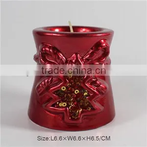 6.6*6.6*6.5 Ceramic Candlestick thumbnail-1