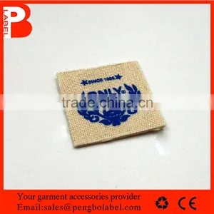 Favor Blue Sprig ONLY Print Label 100% Organic Cotton Care Labels for Clothing thumbnail-1