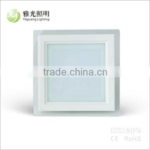 6W Sqaure Led Panel Light With Glass Surface Led Glass Panel Light Led Glass Light thumbnail-1