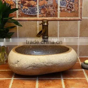 Irregular Natural River Stone Counter Sink thumbnail-3