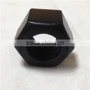 High Quality 2h Heavy Hex Nut Black Color Carbon Steel thumbnail-6