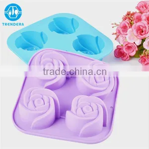 Food Grade Quality Rose Shaped Cake Mold thumbnail-3