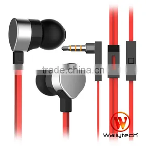 For Iphone For Samsung S5 Wallytech Earphone With Microphone WHF-125 thumbnail-1