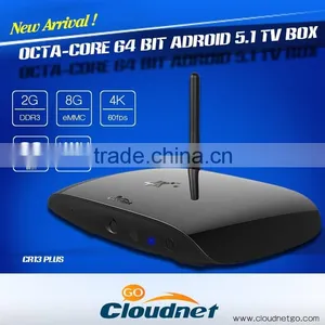 Cloudnetgo CR13 Plus RK3368 Octa Core Android 5.1 OS TV BOX 64 Bit A-53 Kodi14.2 Player 2GRAM 8G/ 16G ROM thumbnail-2