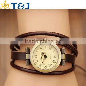 <>2015 Hot Sale Korean Style Couple Student Bracelets Men Punk Style Fashion Women Multilayer Watch Leather Bracelets / thumbnail-1