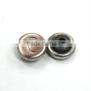 Flat Metal Brass Rivet With Moon thumbnail-1