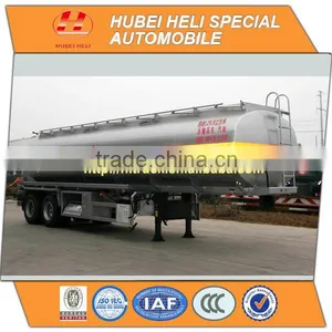 2 Axles 30000L Aluminium Fuel Tank Semi Trailer FUWA Axles thumbnail-1