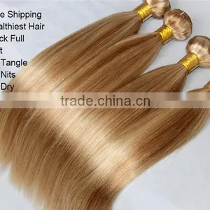 Fast Shipping Cheap Hair Extension Unprocessed Two Tone Human Hair Weave thumbnail-2