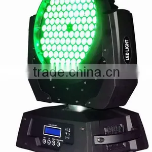 High Brightness DMX DJ Stage Lighting 108 x 3W RGBW Wash LED Moving Head Light With Zoom thumbnail-1