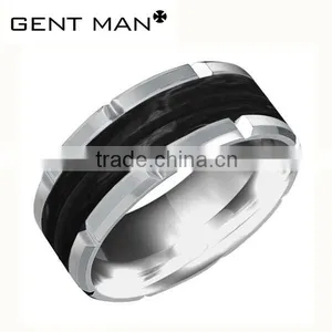 Fashion Tungsten Carbide Jewelry Ring Hot Sell Engeneer Design Ring Finger Rings thumbnail-1