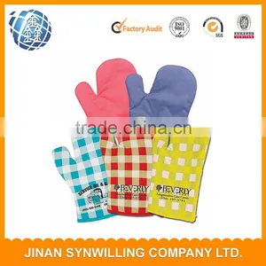 Baking Oven Mitts Microwave Oven Mitts Kitchen Tools Oven Mitt Cotton thumbnail-6