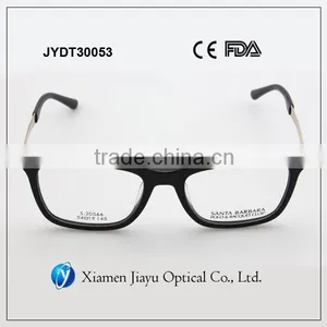 Acetate Front Stainless Temple High Quality Eyeglasses Frame For Men thumbnail-3