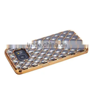 C&T Luxury Plating Pattern Diamond Lattice Transparent Soft Tpu Case for Samsung Galaxy S7 5.1" thumbnail-2