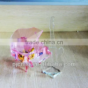 Newest Crystal Music Box and Guitar for Home Decorations & Gifts.crystal Music Model thumbnail-1