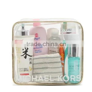 Clear Vinyl Pvc Zipper Bag thumbnail-1