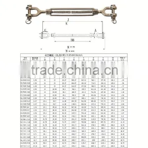Stainless Steel Turnbuckle (close Body ) Jaw/jaw thumbnail-2