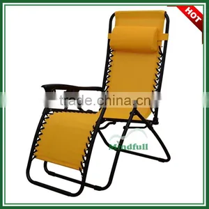 Wholesale Steel Tube Garden Fuiniture Cheap Leisure Chair Folding Recliner Zero Gravity Office Chairs thumbnail-6