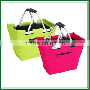 Used Double Hand Folding Shopping Basket thumbnail-1