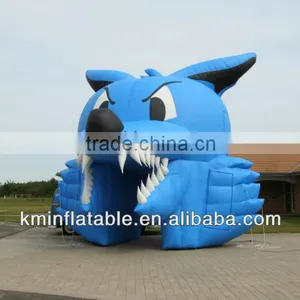 Inflatable Wolf Head Sports Tunnel thumbnail-1