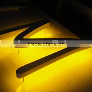 Popular Stainless Steel Back Lit Letter Sign thumbnail-3