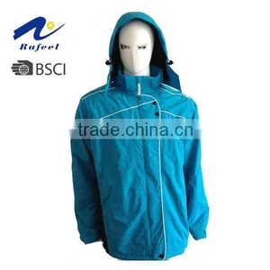 Wholesale Men Jackets With Reflective Piping thumbnail-1