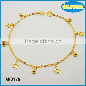 Olivia Jewelry Women Charm Gold Starfish Chain Anklets Fashion Foot Jewelry Anklets thumbnail-3