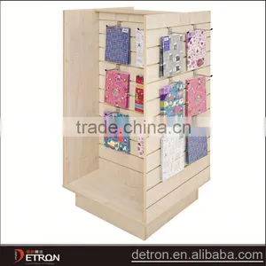 Durable Gift Slotted Wooden Display Stand thumbnail-1