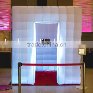 LED Inflatable Photo Booth Cube Tent for Wedding Decoration thumbnail-3