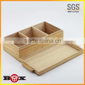 PLAIN WOOD - WOODEN BOX FOR 2 SETS OF PLAYING CARDS DECOUPAGE thumbnail-3