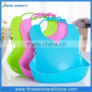 Promotion Cheap Baby Bib High Quality Silicone Bib thumbnail-2